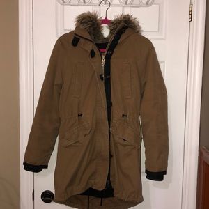 Brown winter coat